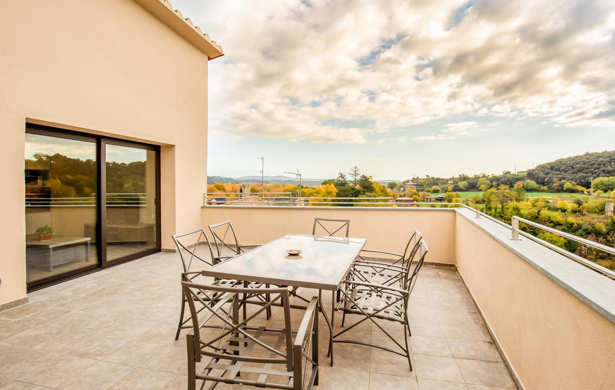 Can Cintet 3 Apartamento Con Terraza En Бесалу Екстер'єр фото
