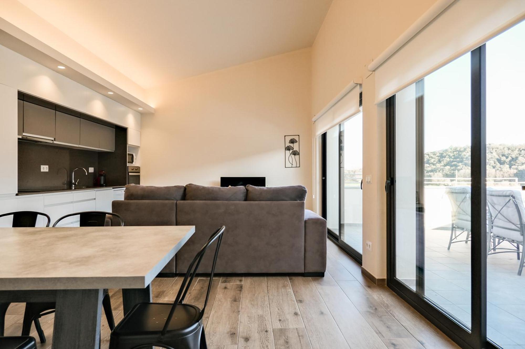 Can Cintet 3 Apartamento Con Terraza En Бесалу Екстер'єр фото