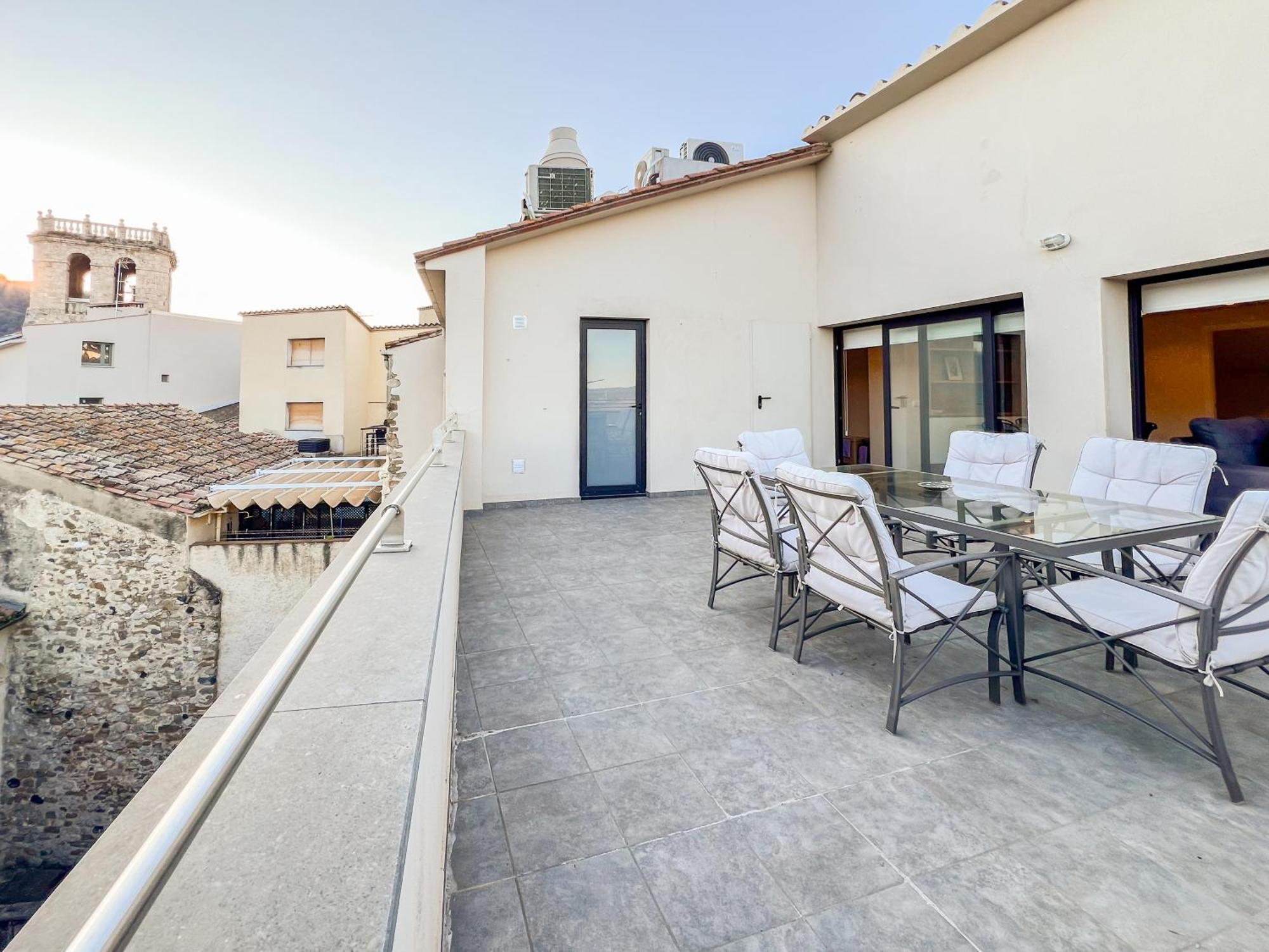 Can Cintet 3 Apartamento Con Terraza En Бесалу Екстер'єр фото